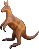 Opblaasbare kangoeroe 75 cm decoratie - Opblaasdieren decoraties