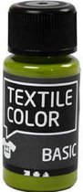 Peinture textile - Kiwi - Creotime - 50 ml