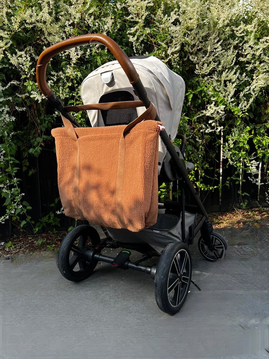 Mom Bag - Chunky Teddy - Luiertas - Shopper - Bruin - Indyaantje Denim van Indyaantje Denim — afbeelding 4
