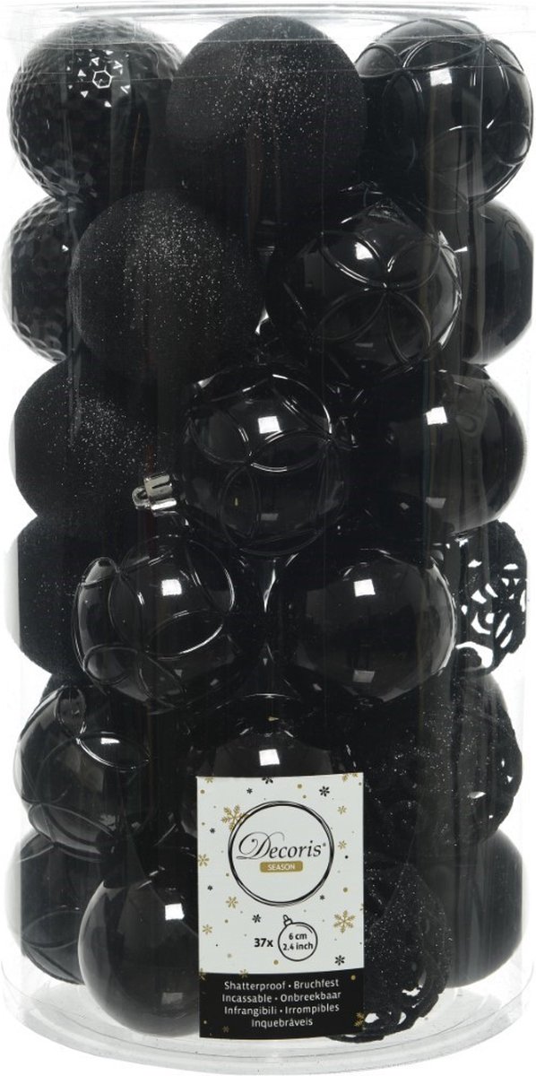 Bol.com Kunststof kerstballen - 6 cm - onbreekbaar aanbieding