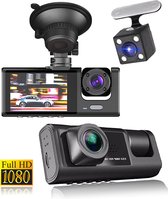Road Watch Pro - Dashcam - Camera voor en achter - Parkeer Monitor - G sensor - Nachtvisie - 170° Wijdhoeklens