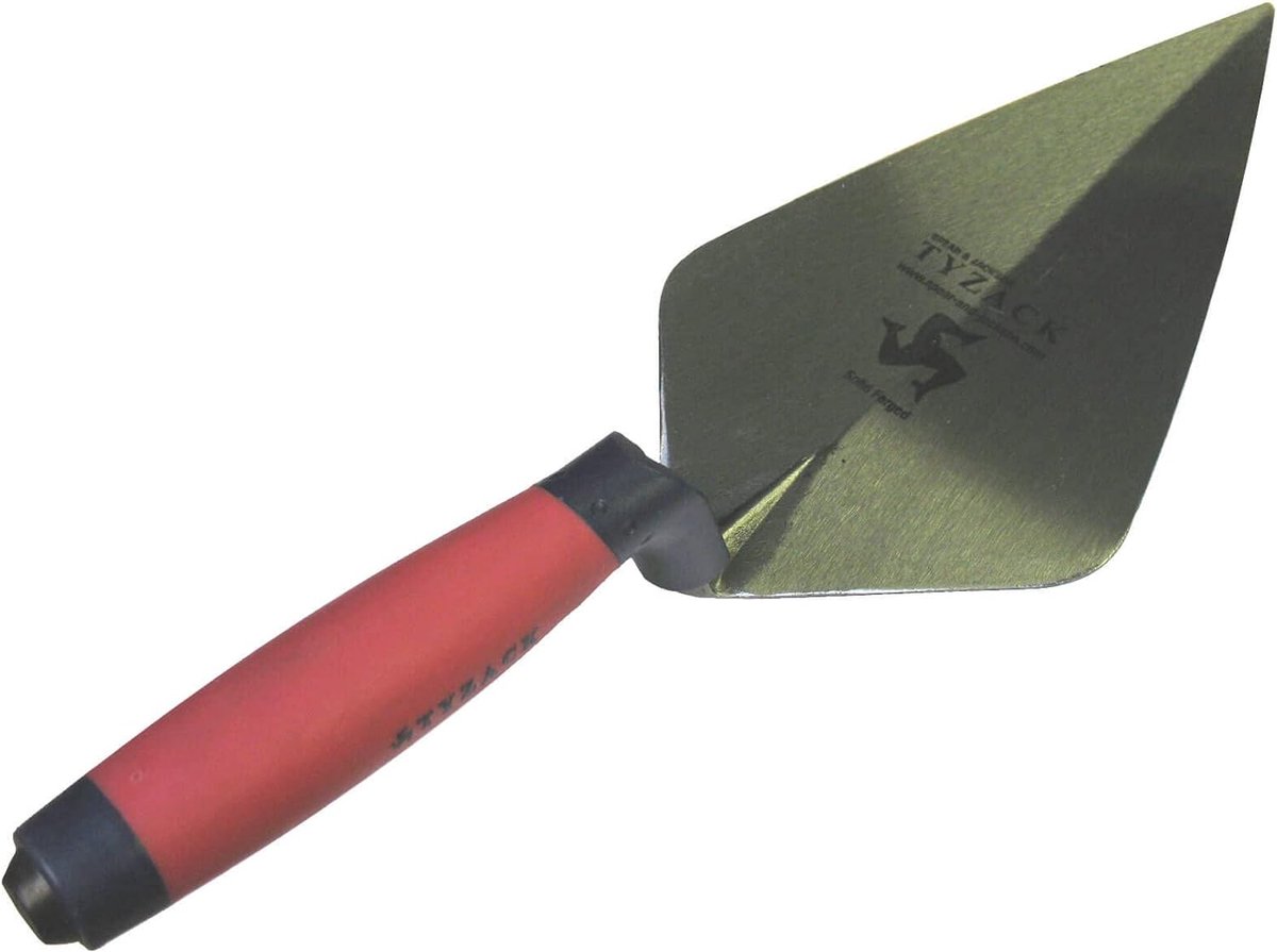 Metselspaan, zacht aanvoelend, breed uiteinde, 10"