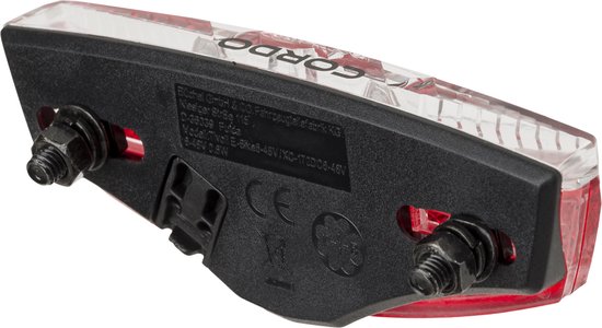 Cordo Achterlamp Tivoli E-Bike 6-48V 50-80mm — afbeelding 3