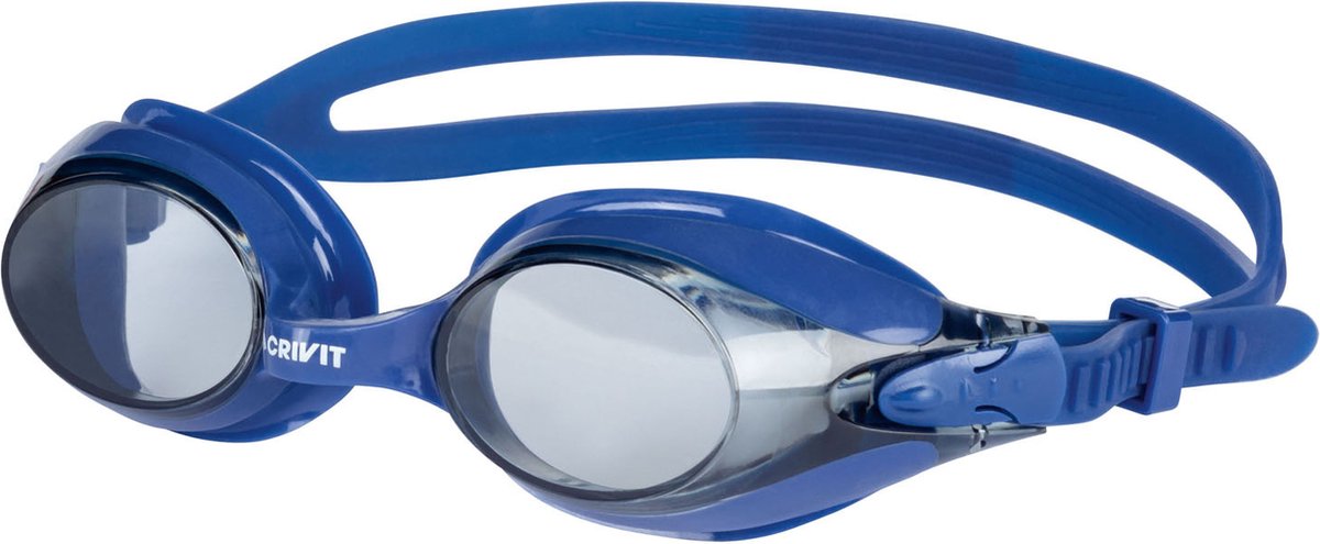 Lunettes de natation CRIVIT L/XL Bleu foncé - Bandeau facilement réglable -  Adultes | bol