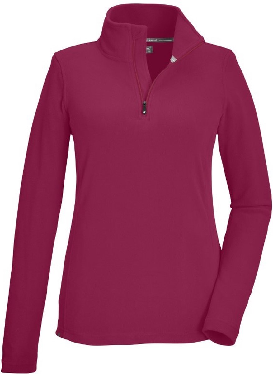 Killtec skipully dames - dames ski pully - 40880 - roze - korte rits - maat 42