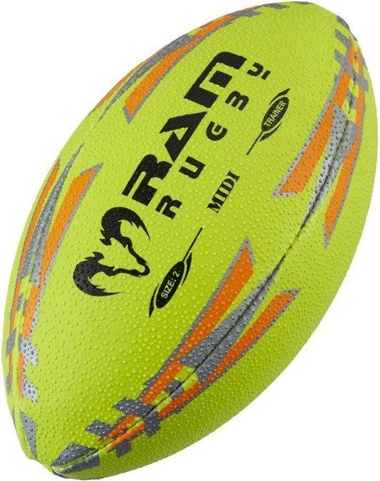 Foto: Midi rugby bal perfect voor kinderen en vrije tijd 3d grip nr 1 rugby brand in europe