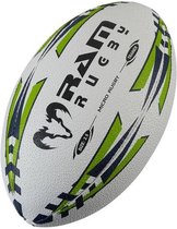 RAM Rugby Micro Training Rugbybal - Maat 2.5 - 3D Grip - Nr. 1 Rugby Merk in Europa - Perfecte vorm en Duurzaam Top Kwaliteit RAM® Engeland - Uniek 3d Grip techn. Prof.