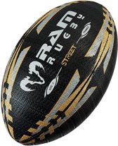 Ballon De Rugby Ram Gripper 2.0 Pro Trainer - Cousu Main, 3 Plis, Grip 3D - Tailles 3, 4, 5 (selon âge)