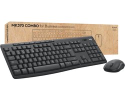 Logitech MK370 Combo for Business toetsenbord Inclusief muis RF-draadloos + Bluetooth QWERTY US International Grafiet