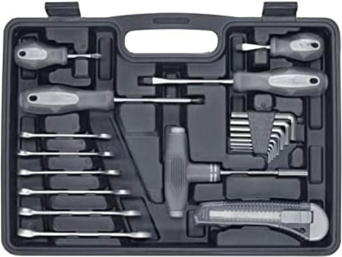 Noodgereedschap Auto BLOSTM Basis Gereedschapsset - 5 Delige DIY Kit Met Hamer, Tang, Schroevendraaiers | Essentieel Voor Huisreparaties Doe-het-zelf Toolkit Noodhulp Noodgereedschap Auto BLOSTM Basis Gereedschapsset - 5 Delige DIY Kit Met Hamer, Tang, Schroevendraaiers | Essentieel Voor Huisreparaties Doe-het-zelf Toolkit Noodhulp