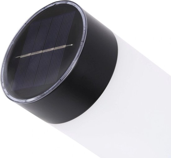 Solar tuinverlichting priklamp Lucifer zwart - Padverlichting op zonne-energie - Set van 2 buitenlampen - RexTech