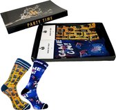 Sock My Feet geschenkdoos sokken heren 43 46 - cadeau voor man - duurzaam - naadloos - Beer Game