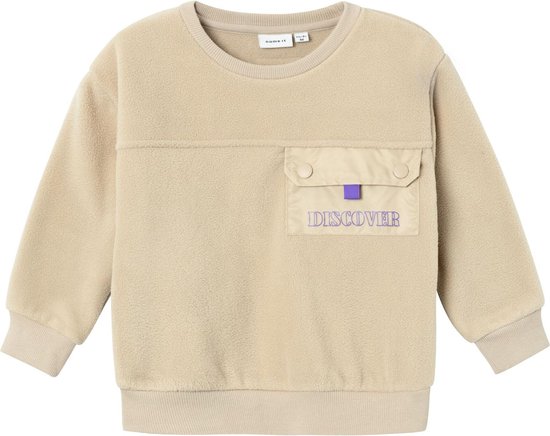 Name it Sweater fleece Humus - NMMNABANNO - Maat 86