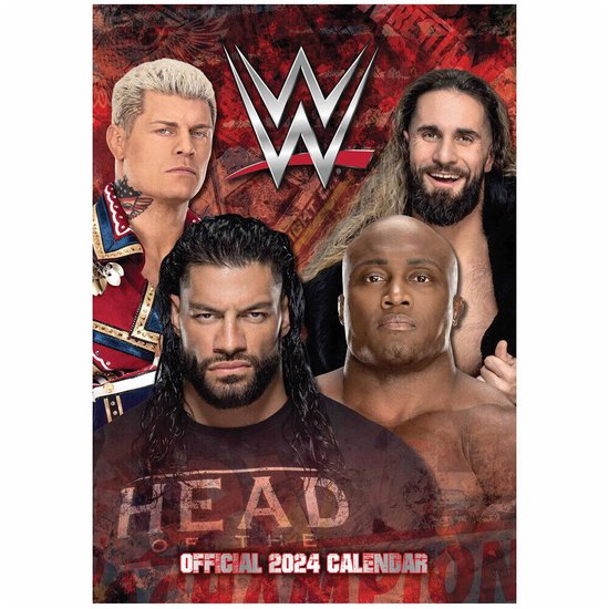 WWE World Wrestling Men Kalender 2024 A3 bol