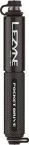 Lezyne Pocket Drive - Handpomp - Fietspomp - Tot 11 bar/16 psi - ABS Flex Hose - Presta en Schrader ventielen - Aluminium - Zwart