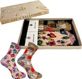 Sock My Feet geschenkdoos sokken dames 36 38 - cadeau voor vrouw - duurzaam - naadloos - Perfume Handbag