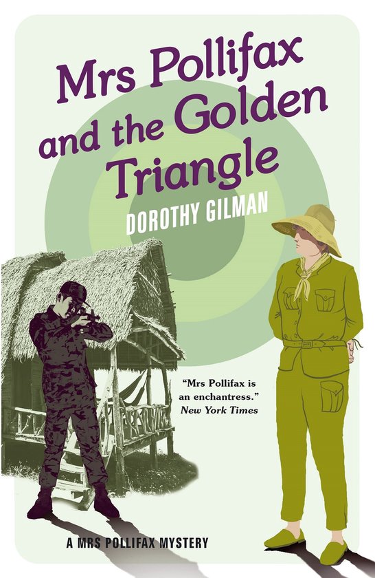 A Mrs Pollifax Mystery- Mrs Pollifax and the Golden Triangle - cover