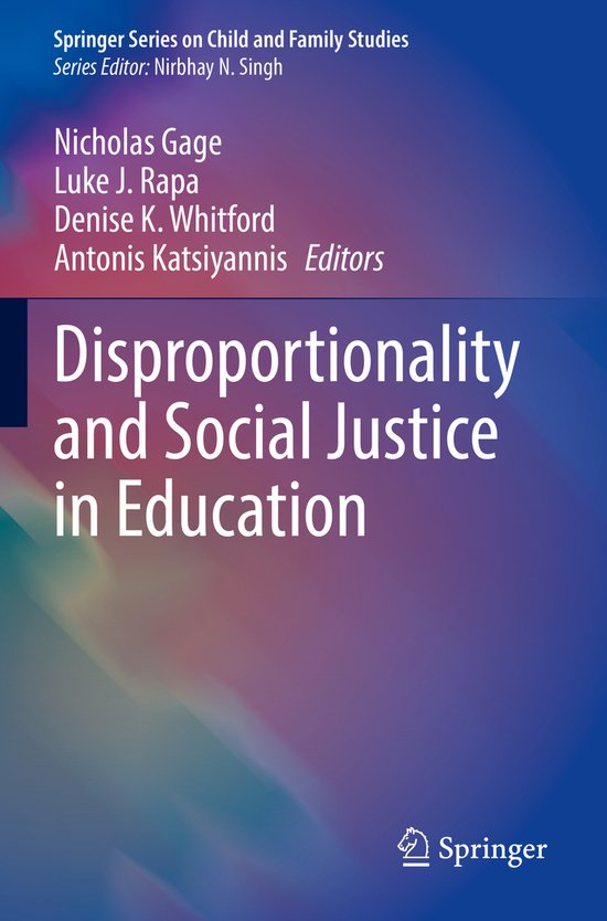 Springer Series on Child and Family Studies- Disproportional ... - cover