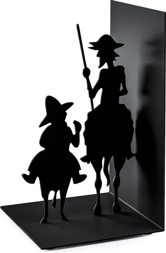 on Quijote boekensteunen van metaal, geïnspireerd door Cervantes [Energieklasse B]