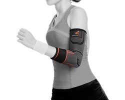 Bracefox® Premium Elleboog brace 'EpiFix' | Elleboogbrace | Elleboogband | Tennisarm | Tenniselleboog | Slijmbeursontsteking | Man & Vrouw | L-Large