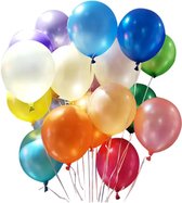 Ballons en latex Luna Balunas Rainbow Mix - Décoration de Fête d'anniversaire