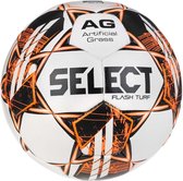 Select Ballon de Gazon Artificiel Flash Turf V23 - Wit / Zwart / Oranje Fluo | Taille: 4