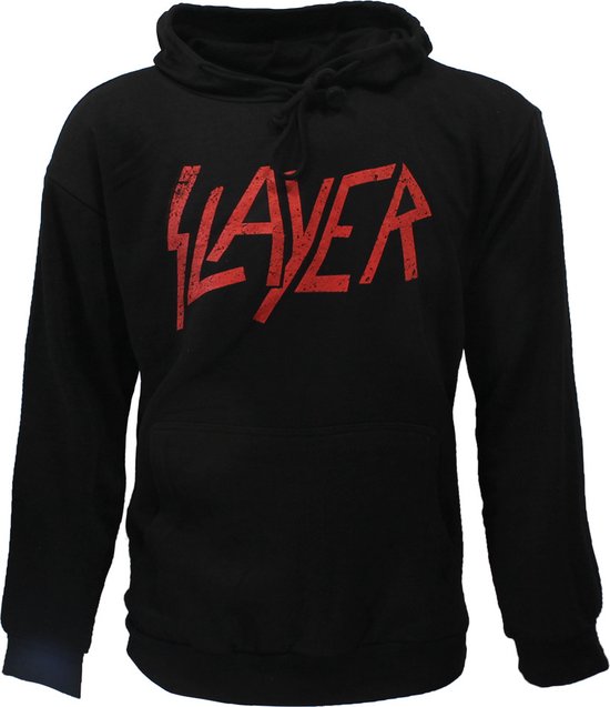 Slayer Distorted Logo Band Hoodie Trui - Officiële Merchandise