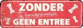 D&d Home - Waakbord - Hond - Waarschuwingsbord General 2 Nl 40x13x0,3cm Rood - 1st