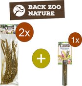 Back Zoo Nature French Millet Sprays Yellow - Trosgierst - Inclusief houder
