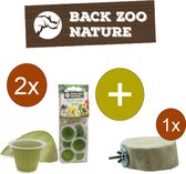 Back Zoo Nature Fruitkuipjes Meloen - Vogelsnack - Inclusief houder