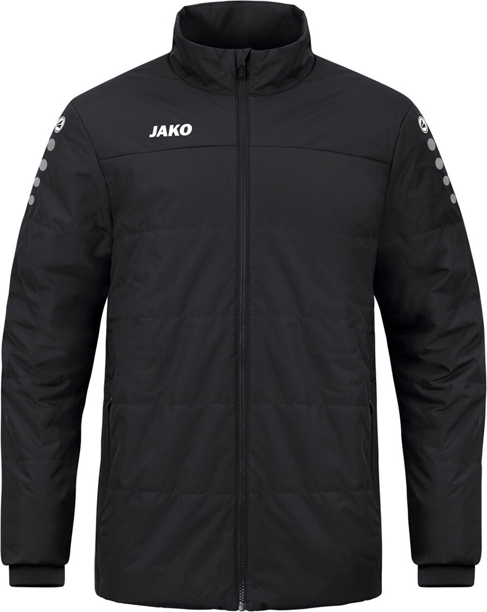 JAKO Coachjas Team Zonder Capuchon Zwart Maat 4XL