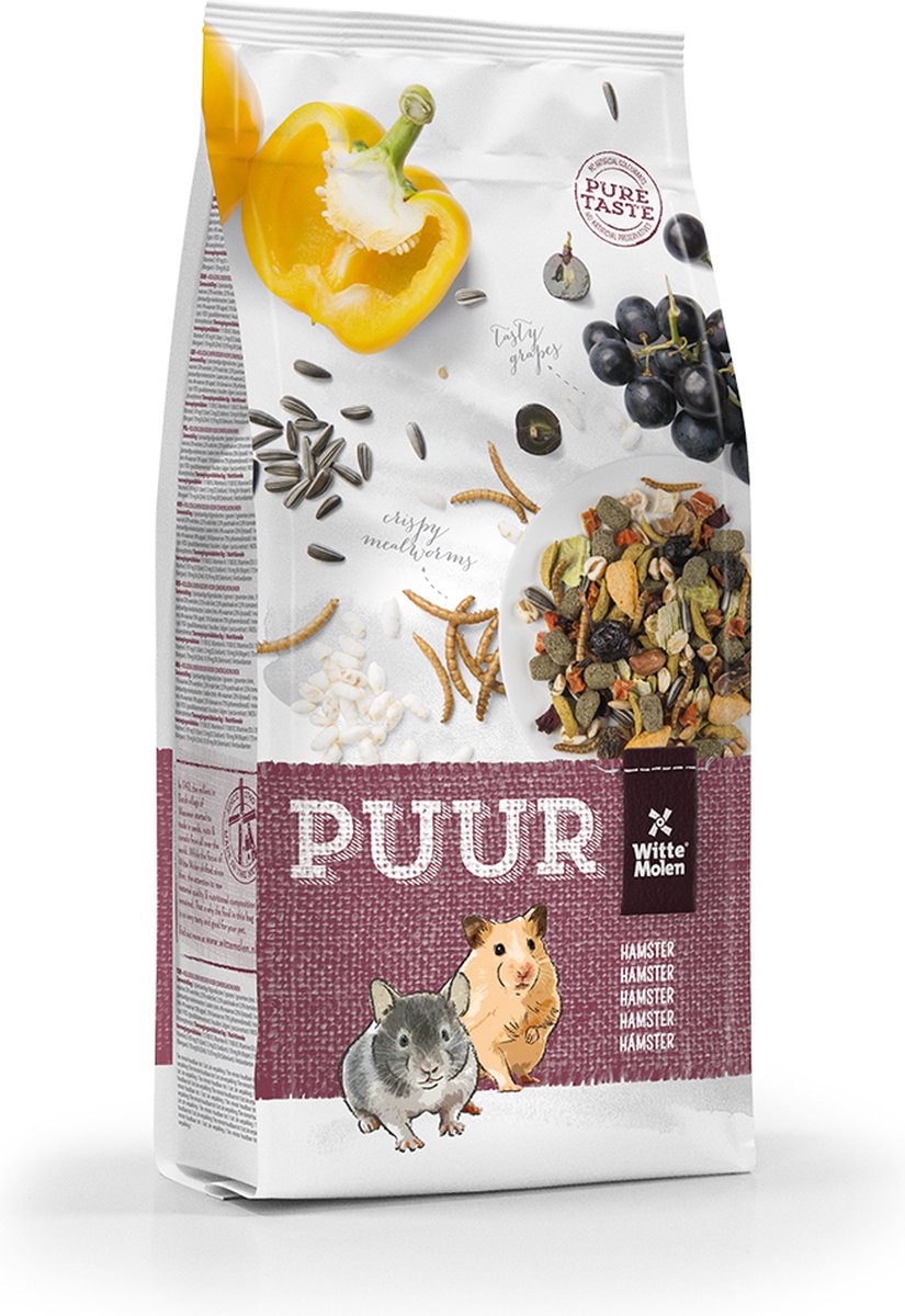 Witte Molen - Knaagdierenvoer - Knaagdier - Puur Hamster 400gr - 1st