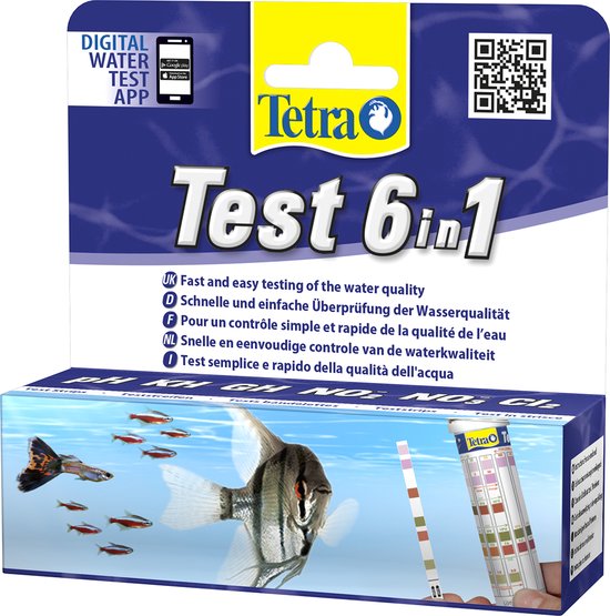 Tetra pH Teststrips 6-in-1 - Aquariummeter - Tetra
