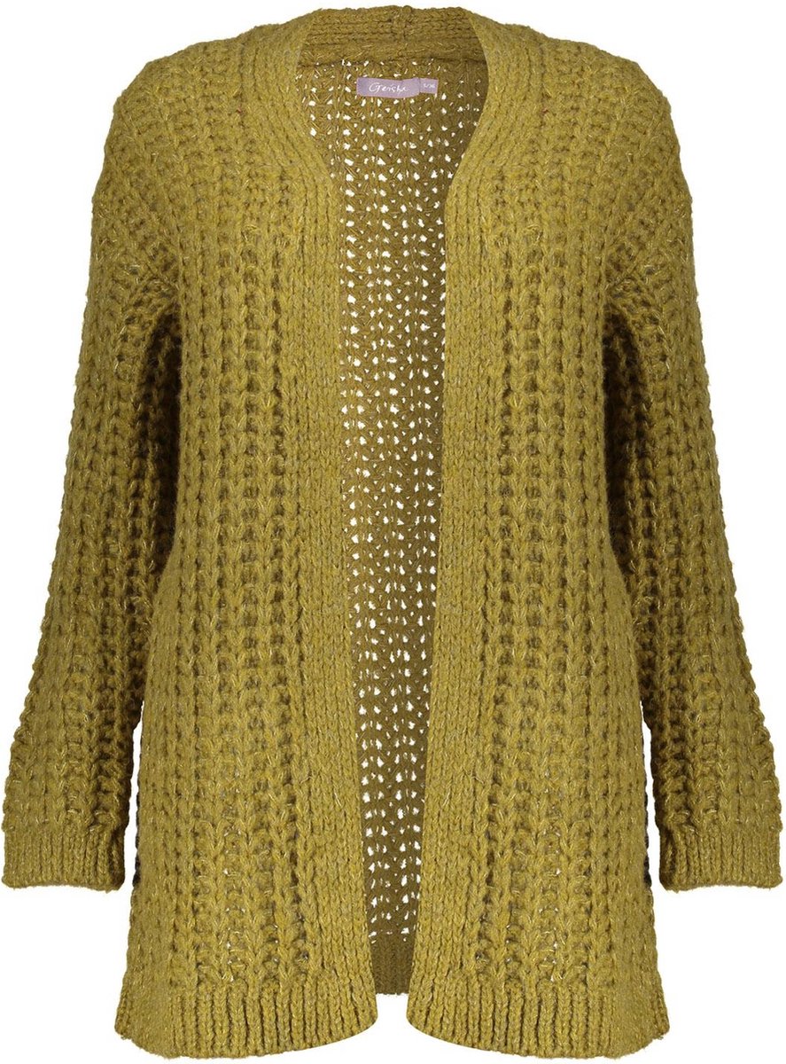 Geisha Vest Grof Gebreid Vest 34570 70 000541 Cactus Dames Maat L