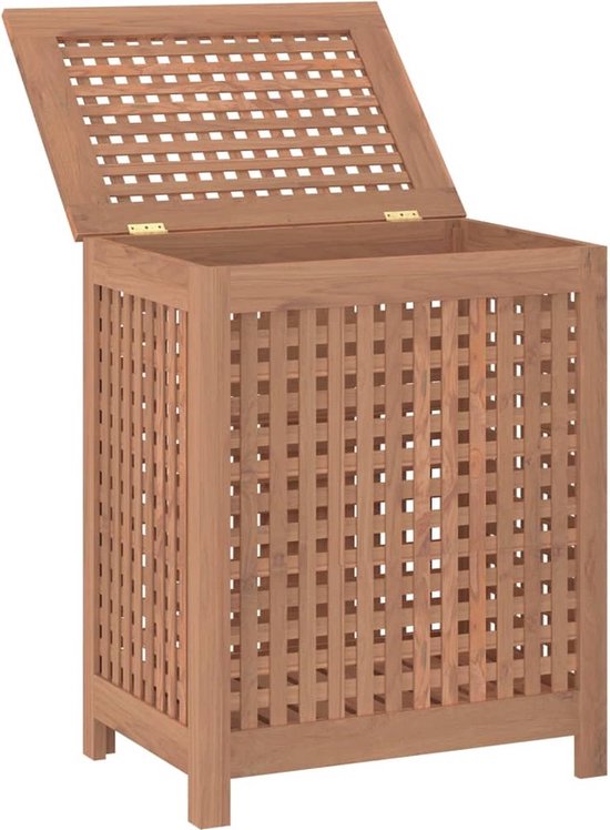 Teak & Living Wasmand 63x47x64 cm Natural Teak