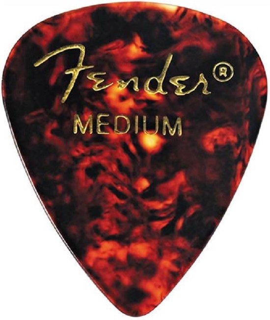 Foto: Fender 351 plectrum medium shell 12 pack