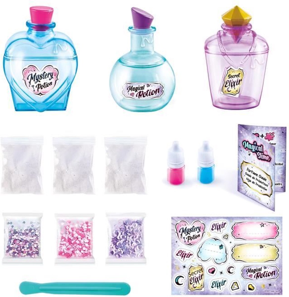 Oosh Magic Potions Surprise - Fabriquez votre eigen slime - Comprend une  baguette qui