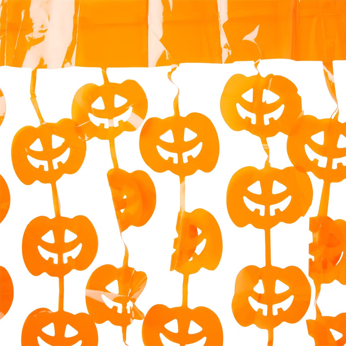 Halloween deurgordijn "Pompoen"
