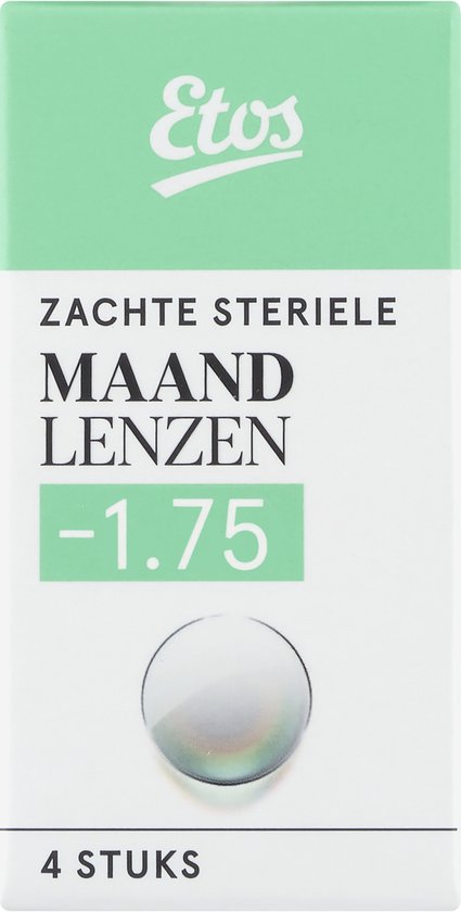 Foto: Etos maandlenzen zacht sterkte 1 75 1x4 stuks