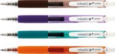 Penac Gelpennen - Inketti - 4 kleuren - Bruin, paars, turquoise, oranje