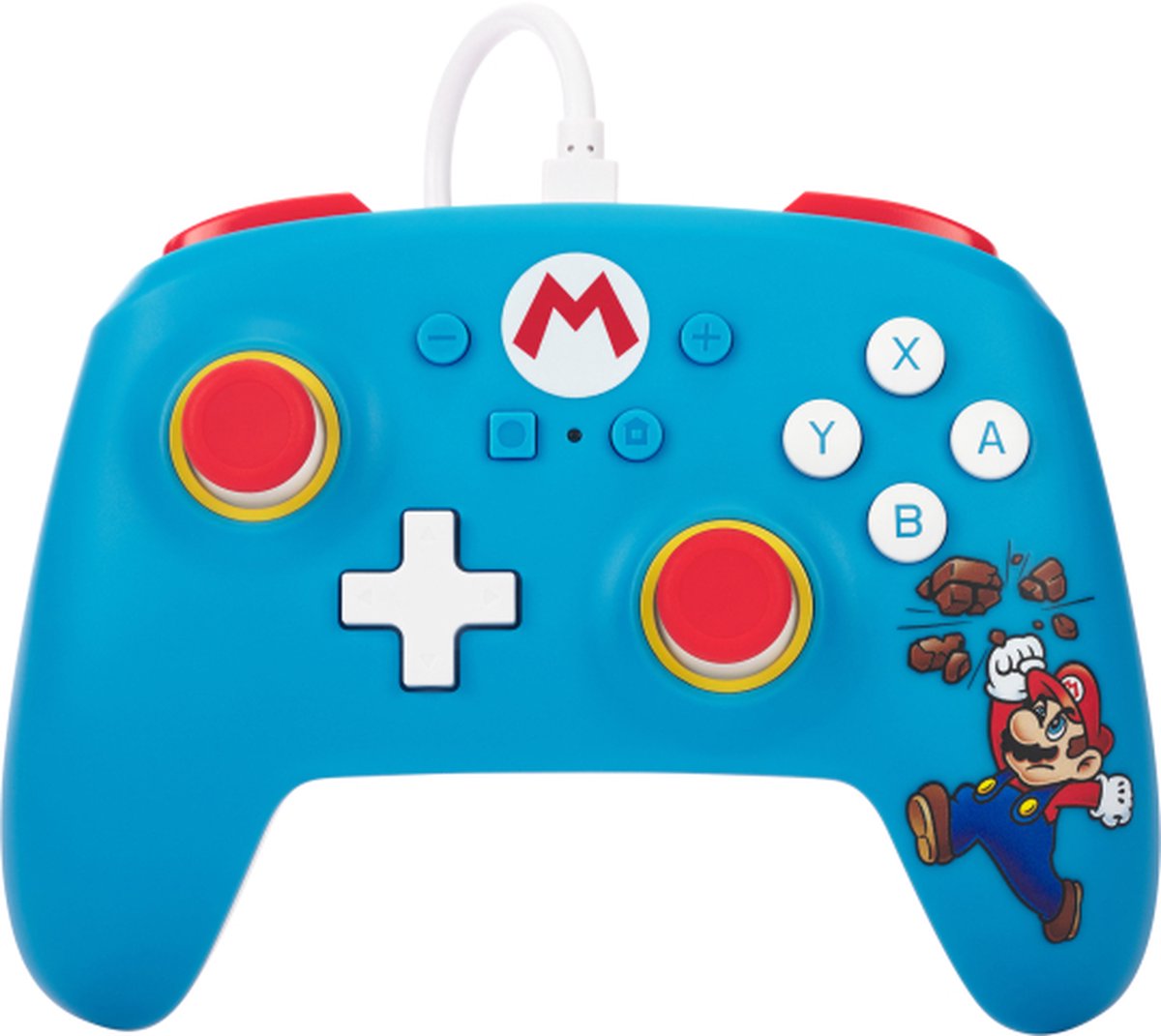 Switch - Power A Wired Controller Brick Breaker Mario