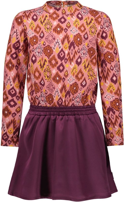 Meisjes jurk roze print - Polly - Pleasant AOP