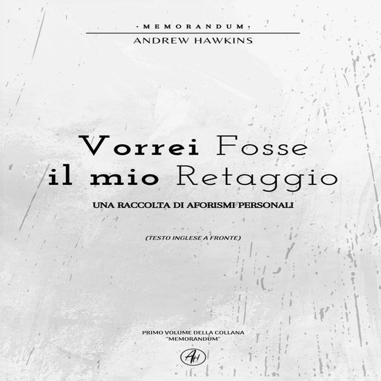Vorrei fosse il mio retaggio - cover