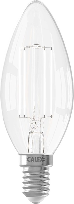 Calex Lichtbron E14 Kaarslamp - Glas - Transparant - 4 x 10 x 4 cm (BxHxD)