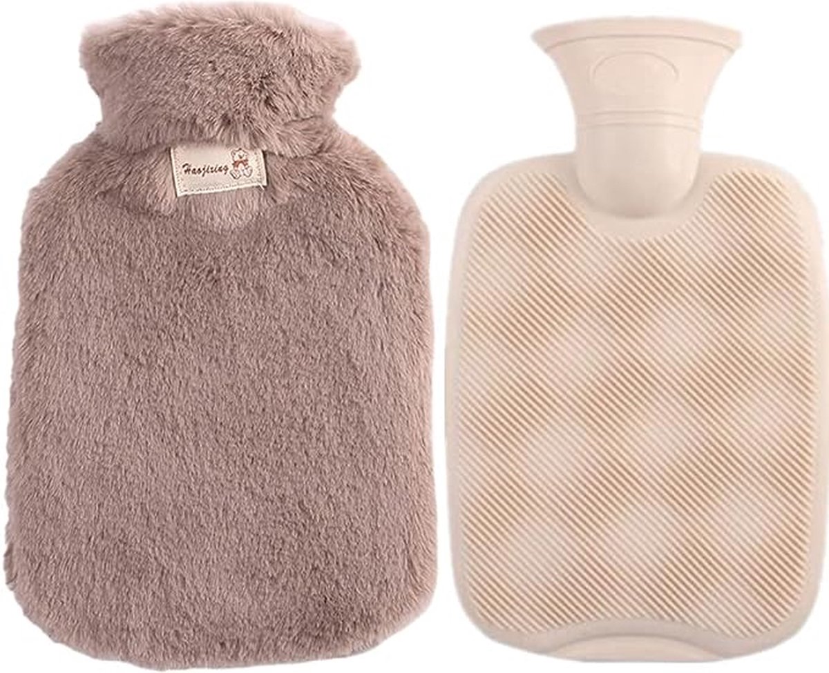 Goedkoopste Kruik met Hoes - Warmwaterkruik - Waterkruik - 2 liter - Roze