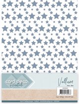 Card Deco Essentials - Vellum - Stars Blue