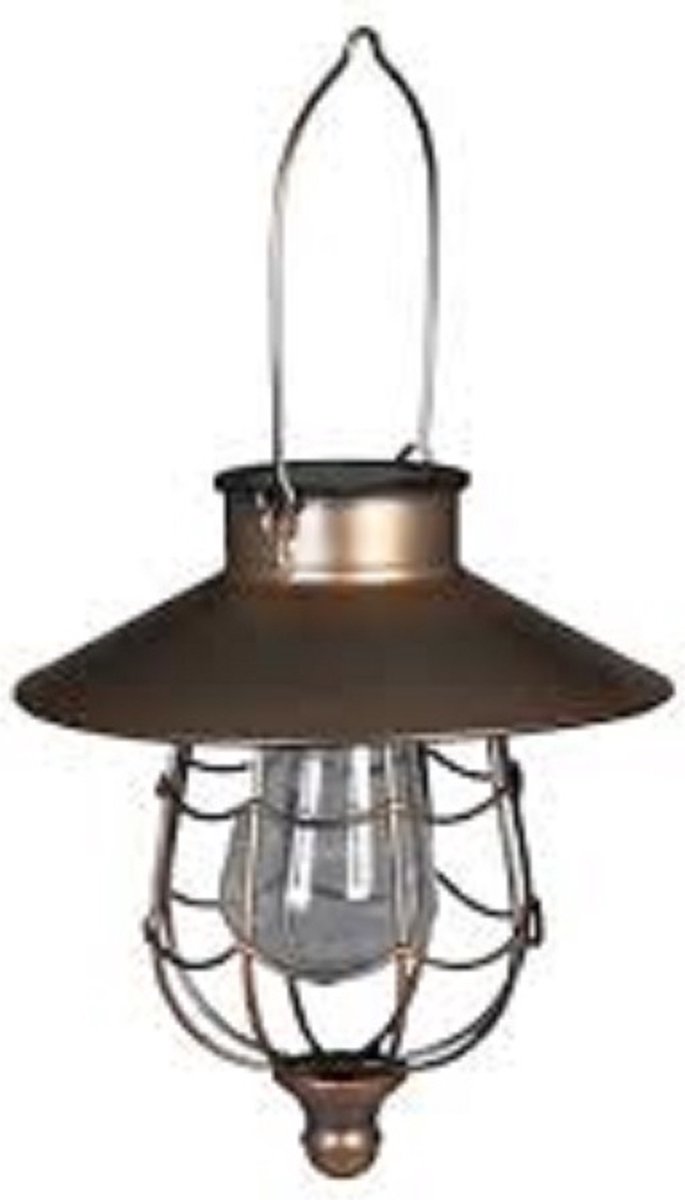 Luxform hangende zonne-verlichting - Edison lamp - 1 stuk - waterdicht en energiezuinig met haak