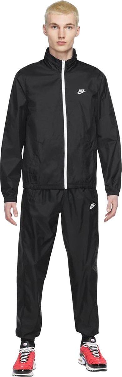 Nike Club Lined Woven Trainingspak Mannen Zwart