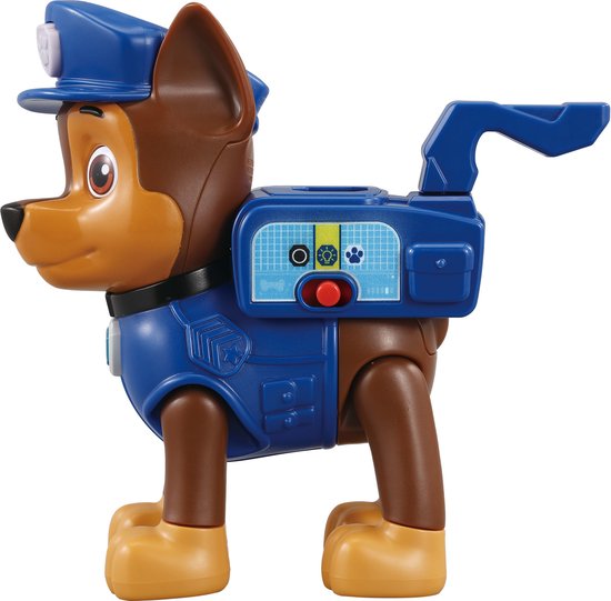 VTech PAW Patrol SmartPup Chase Speelfiguur - Speelgoed Hond - Interactief & Educatief Speelgoed - Kinderspeelgoed 3 Jaar - Blauw - VTech