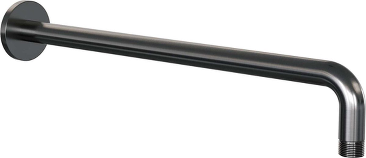 Brauer Gunmetal Edition Wandarm - gebogen - 40cm - PVD - geborsteld gunmetal - Brauer